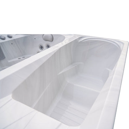 Luxury Spas Marquis 3- Person Hot and Cold Spa (WS-I02) - Cloud Gray