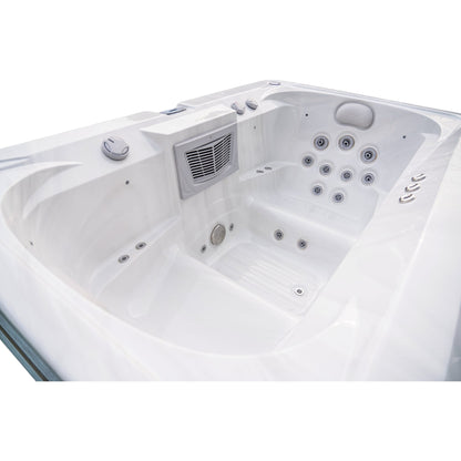 Luxury Spas Marquis 3- Person Hot and Cold Spa (WS-I02) - Cloud Gray