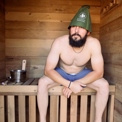 Traditional Felt Sauna Hat