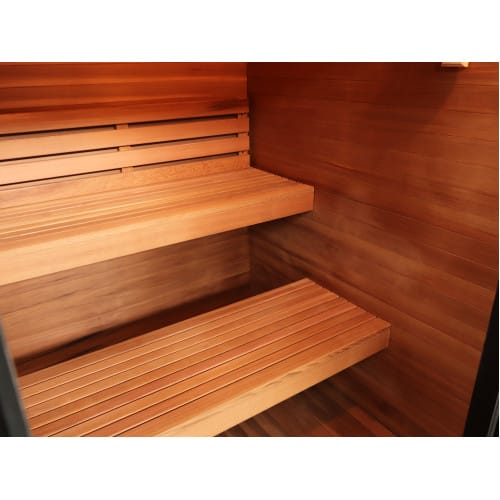 Sunray Cayman 4-Person Double Bench Outdoor Traditional Sauna