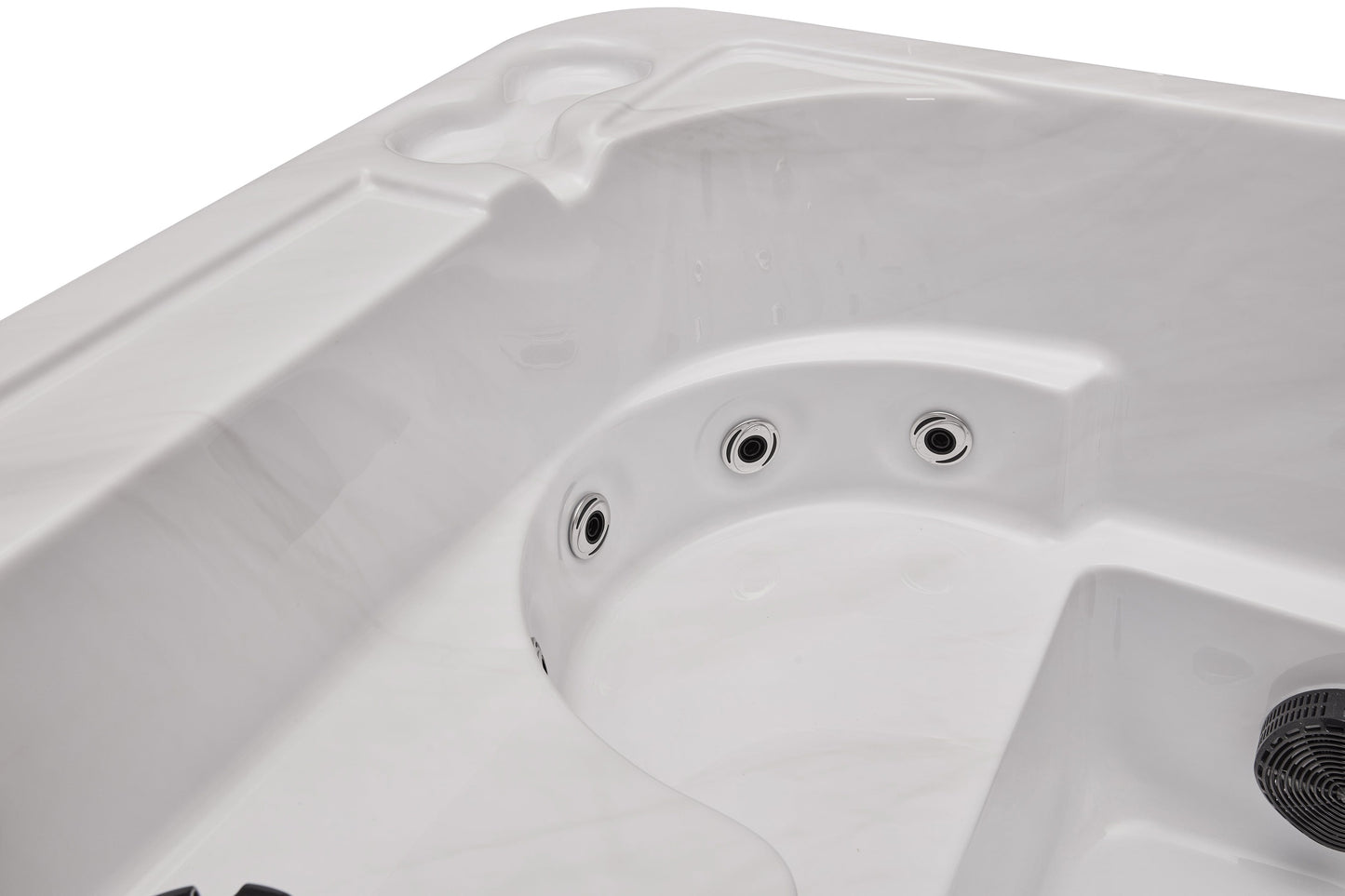 Riley 3-person Hot Tub (WS-291-CG) - Cloud Gray