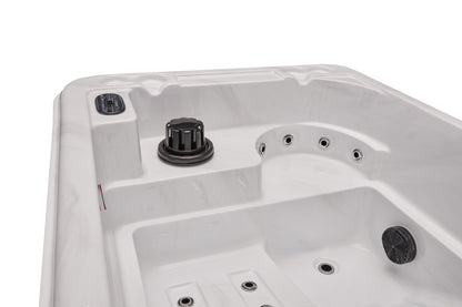 Riley 3-person Hot Tub (WS-291-CG) - Cloud Gray