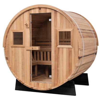 Redwood Outdoors Extra-Wide Barrel - 6 Person Sauna