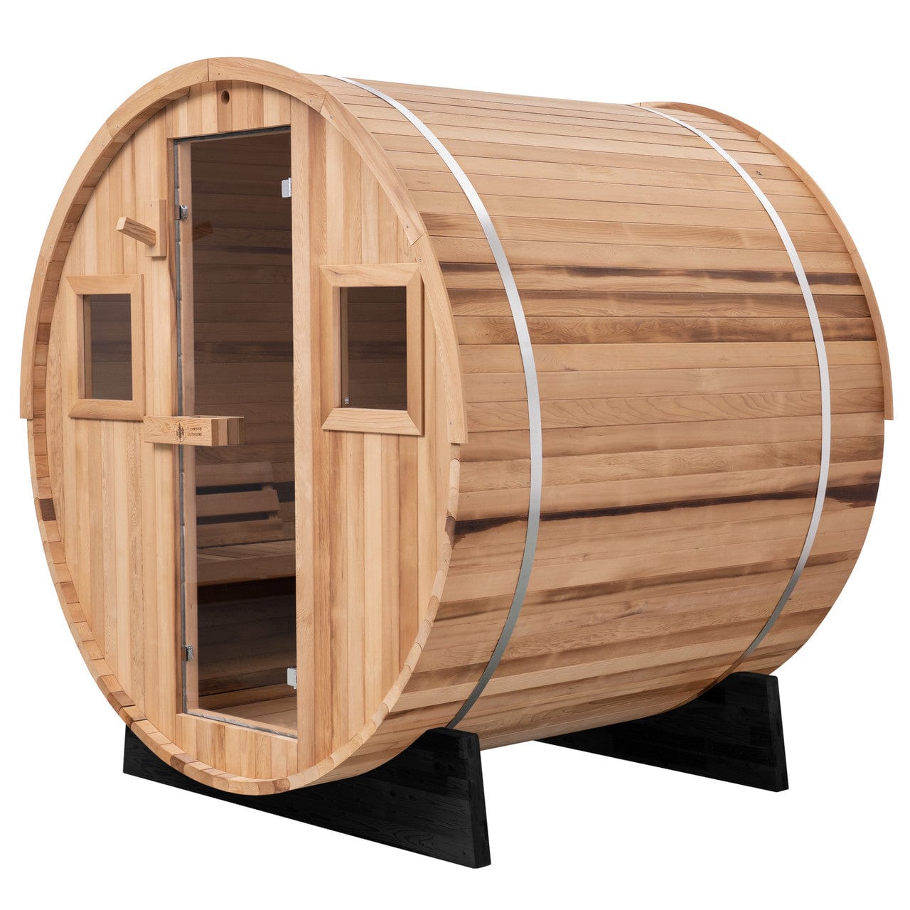 Redwood Outdoors Extra-Wide Barrel - 6 Person Sauna