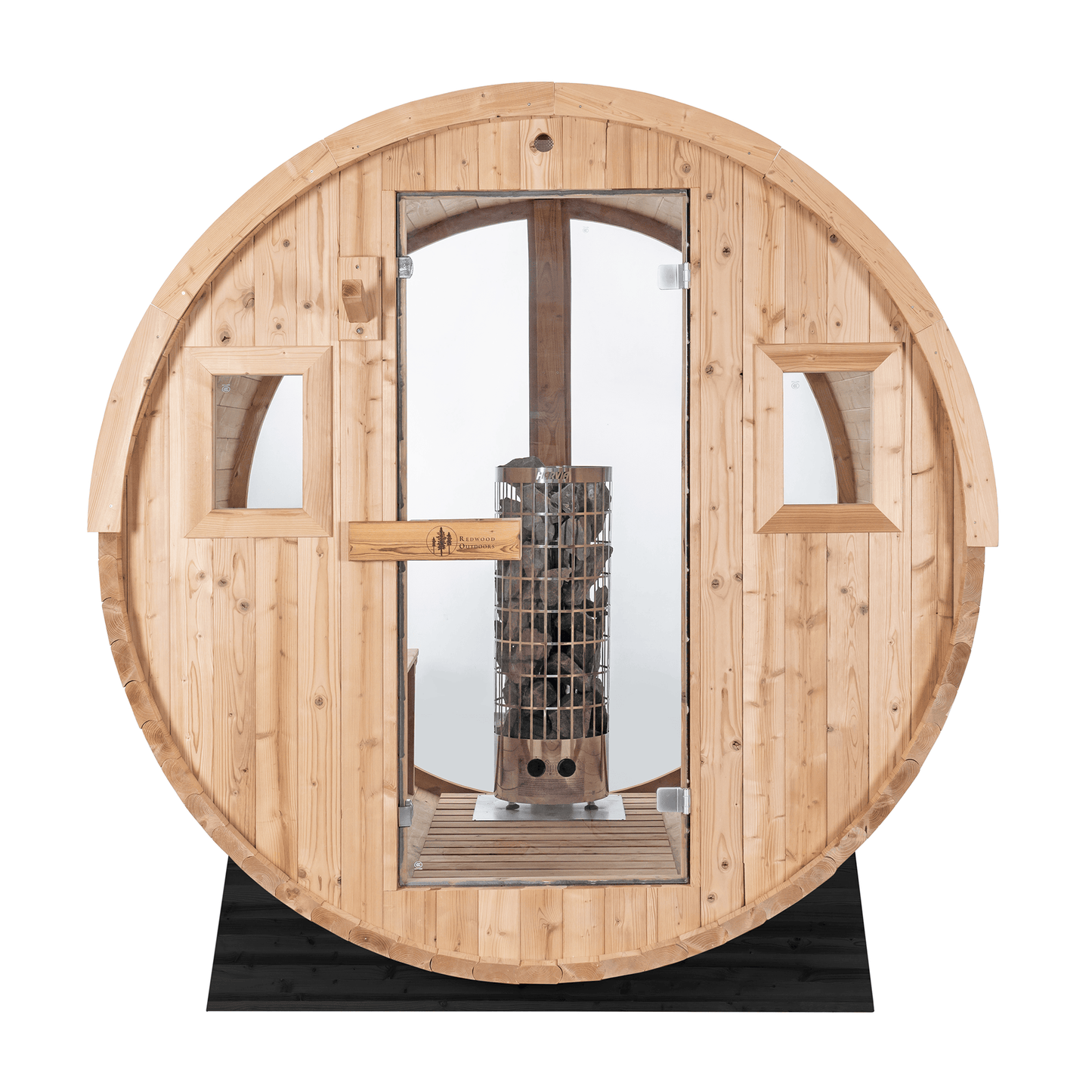 Redwood Outdoors Vista Sauna x Denali Cold Plunge