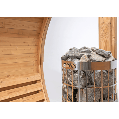 Redwood Outdoors Vista Sauna x Denali Cold Plunge