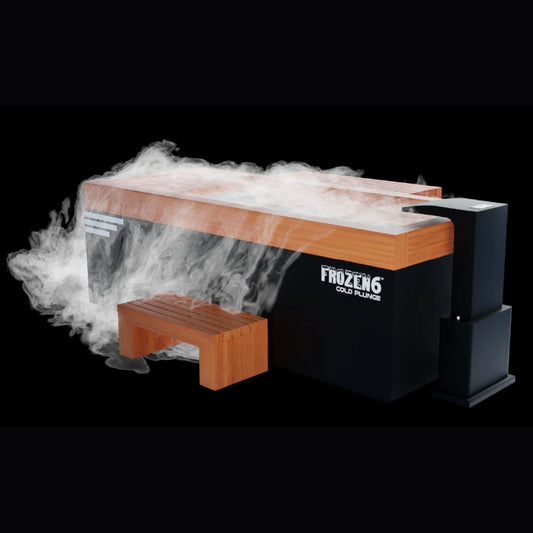 Medical Frozen 6™ Cold Plunge + Accessories Kit + Essential Oil Steam Generator - X-Large Size Up to 6'6, 350 lbs