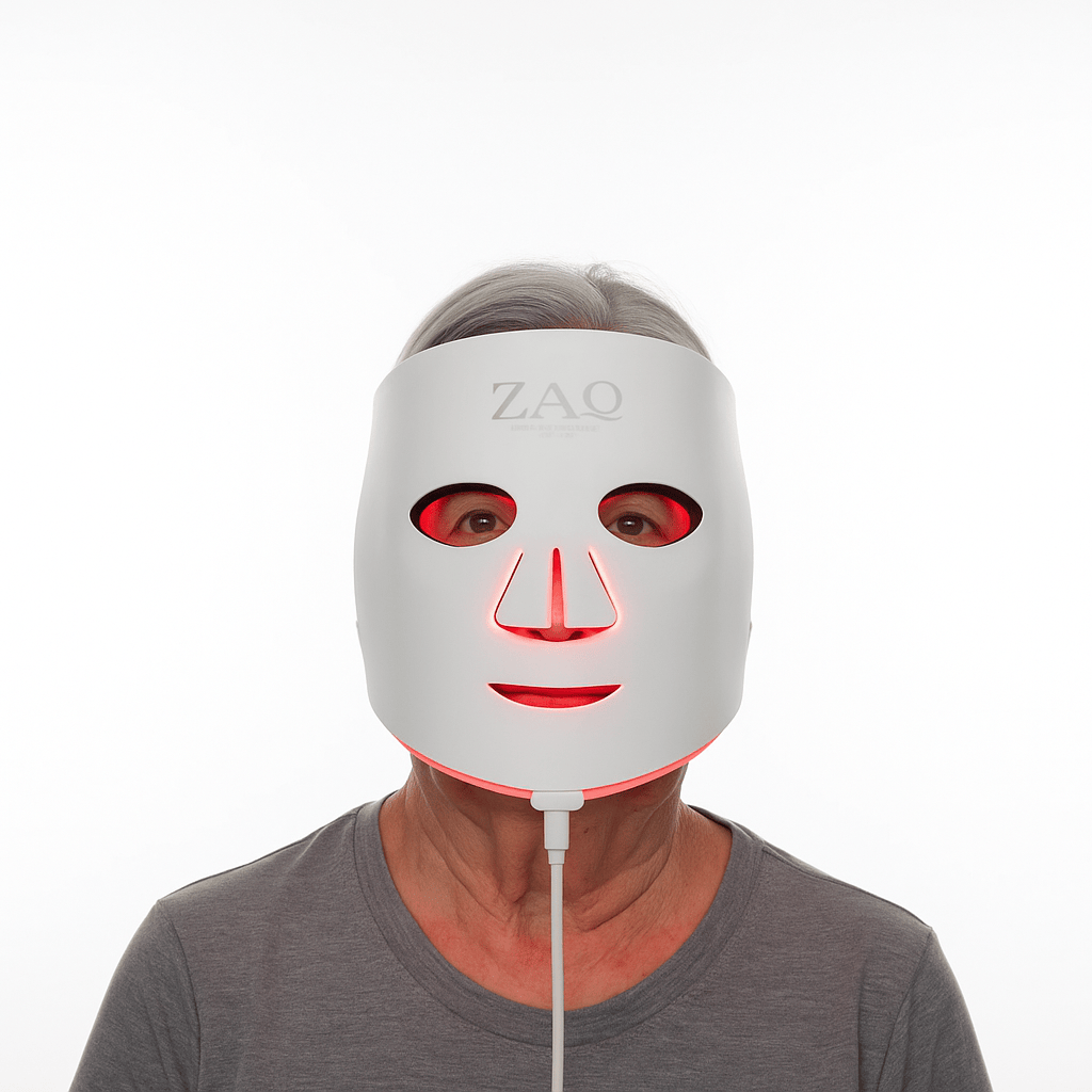 ZAQ Noor 2.0 Pro Light Face Mask: 1072nm Deep Infrared, Red & Blue Light