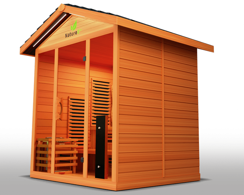 Nature 8 Plus Medical Sauna - Indoor or Outdoor Sauna