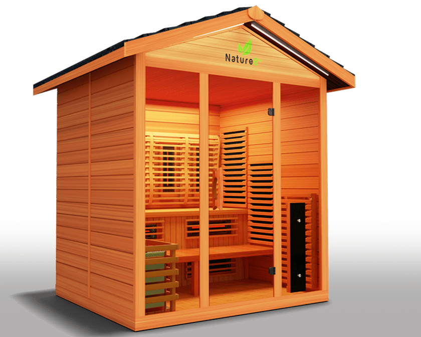 Nature 8 Plus Medical Sauna - Indoor or Outdoor Sauna