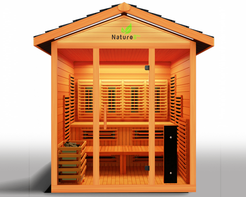 Nature 8 Plus Medical Sauna - Indoor or Outdoor Sauna