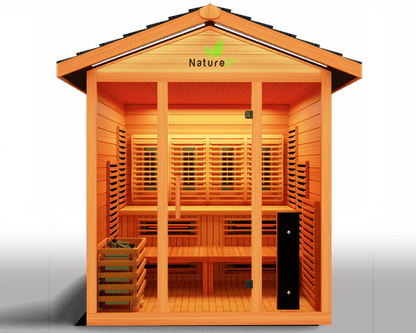 Nature 8 Plus Medical Sauna - Indoor or Outdoor Sauna