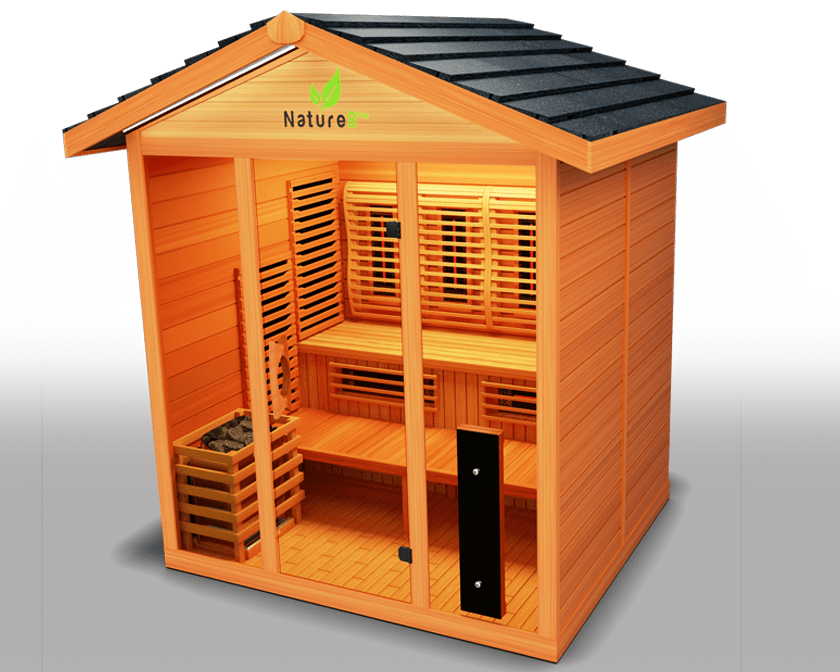 Nature 8 Plus Medical Sauna - Indoor or Outdoor Sauna