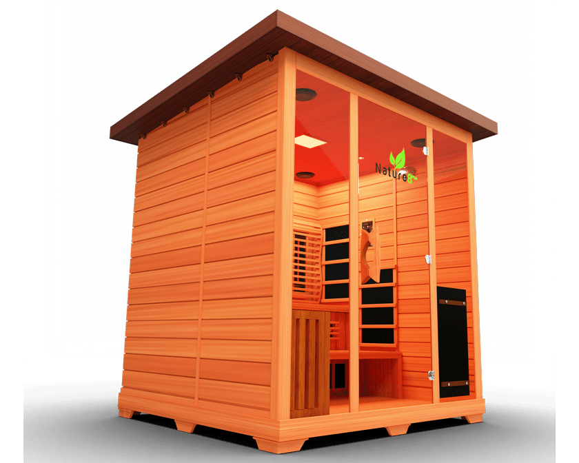 Nature 8 Plus Medical Sauna - Indoor or Outdoor Sauna