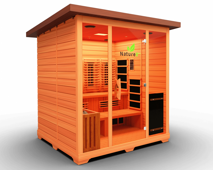 Nature 8 Plus Medical Sauna - Indoor or Outdoor Sauna