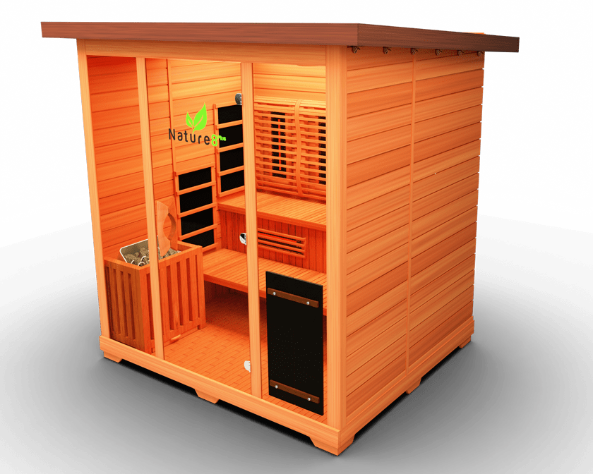 Nature 8 Plus Medical Sauna - Indoor or Outdoor Sauna