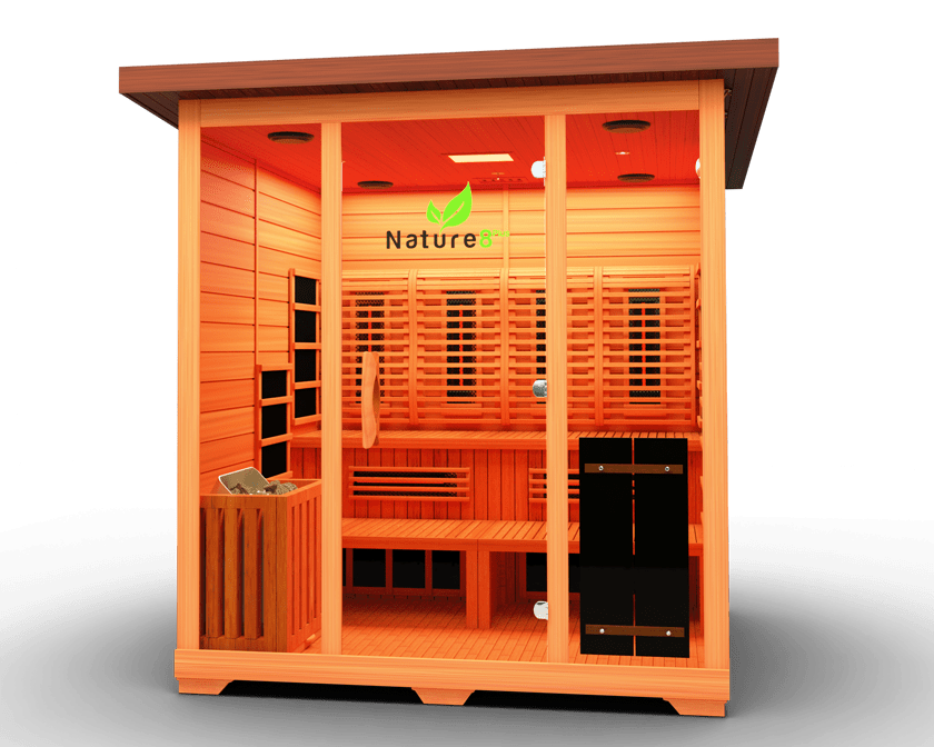 Nature 8 Plus Medical Sauna - Indoor or Outdoor Sauna