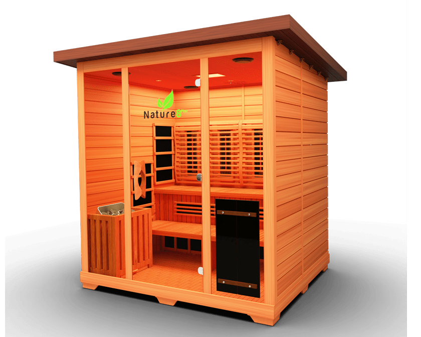 Nature 8 Plus Medical Sauna - Indoor or Outdoor Sauna