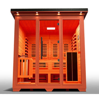 Nature 8 Plus Medical Sauna - Indoor or Outdoor Sauna