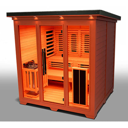 Nature 8 Plus Medical Sauna - Indoor or Outdoor Sauna