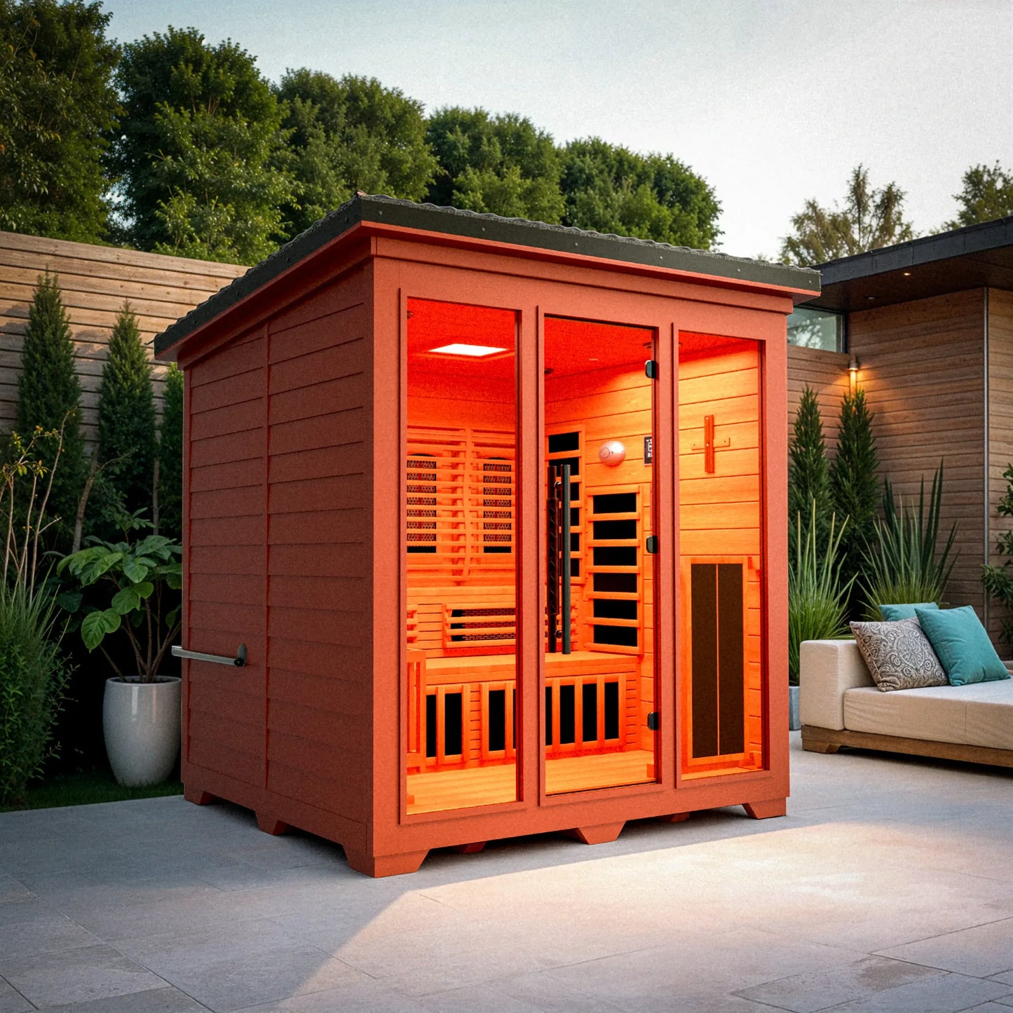 Nature 8 Plus Medical Sauna - Indoor or Outdoor Sauna