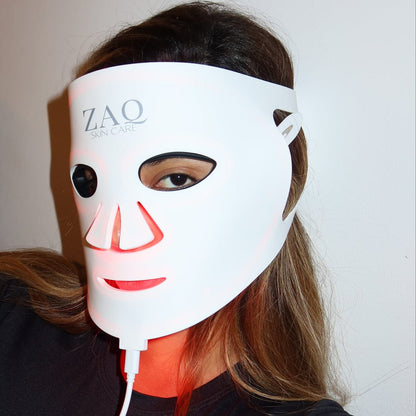 ZAQ Noor 2.0 Pro Light Face Mask: 1072nm Deep Infrared, Red & Blue Light