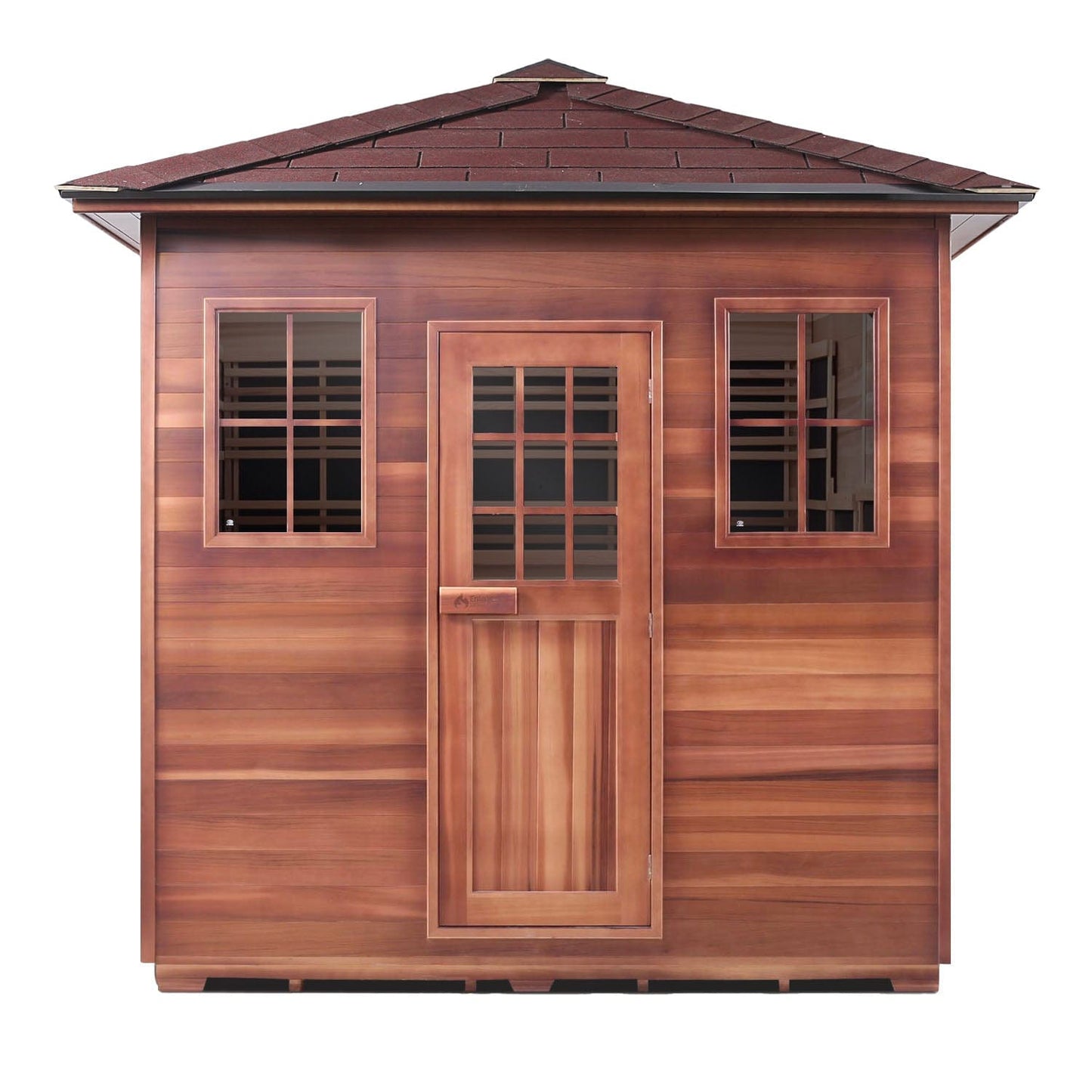Enlighten Infrared/Traditional Sauna SAPPHIRE - 8 Peak - 8 Person Outdoor Sauna