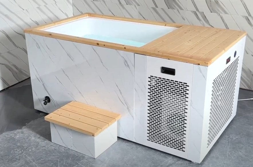 Luxury Spas 1 Person Cold Plunge Platinum - White