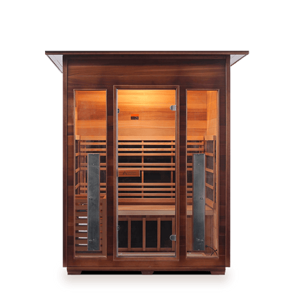 Enlighten Infrared/Traditional Sauna DIAMOND - 3 Indoor - 3 Person Sauna