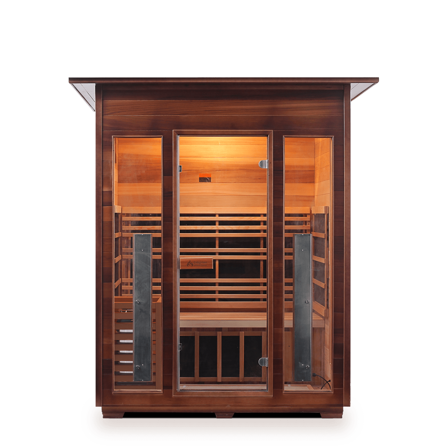 Enlighten Infrared/Traditional Sauna DIAMOND - 3 Indoor - 3 Person Sauna