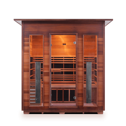 Enlighten Infrared/Traditional Sauna DIAMOND - 4 Indoor - 4 Person Sauna