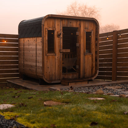 Summit Outdoor Sauna - 6 Person w/ Harvia Spirit Wi-Fi 8kW Heater