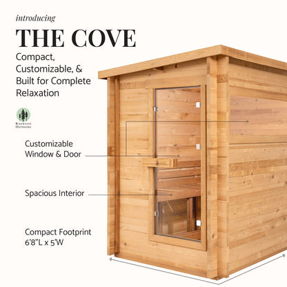 Redwood Outdoors Cove - 3 Person Sauna