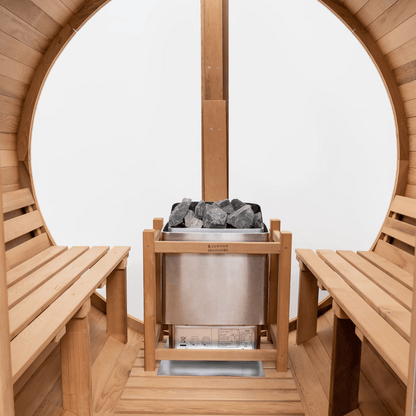 Redwood Outdoors Vista Sauna x Denali Cold Plunge