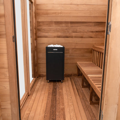 Redwood Outdoors Garden Sauna x Denali Cold Plunge