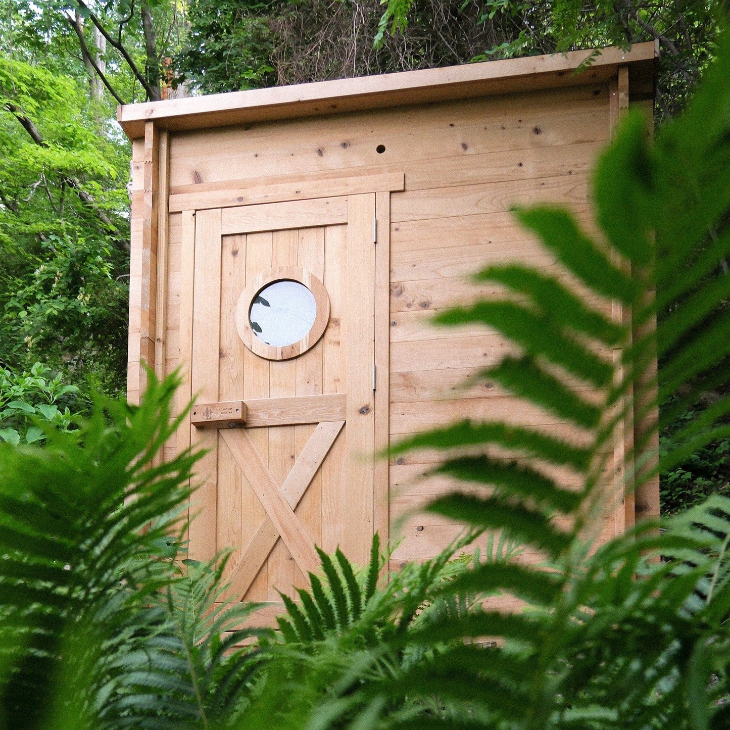 Garden Outdoor Sauna - 8 Person w/ Harvia Spirit Wi-Fi 8kW Heater