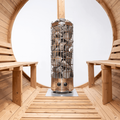 Redwood Outdoors Vista Sauna x Denali Cold Plunge