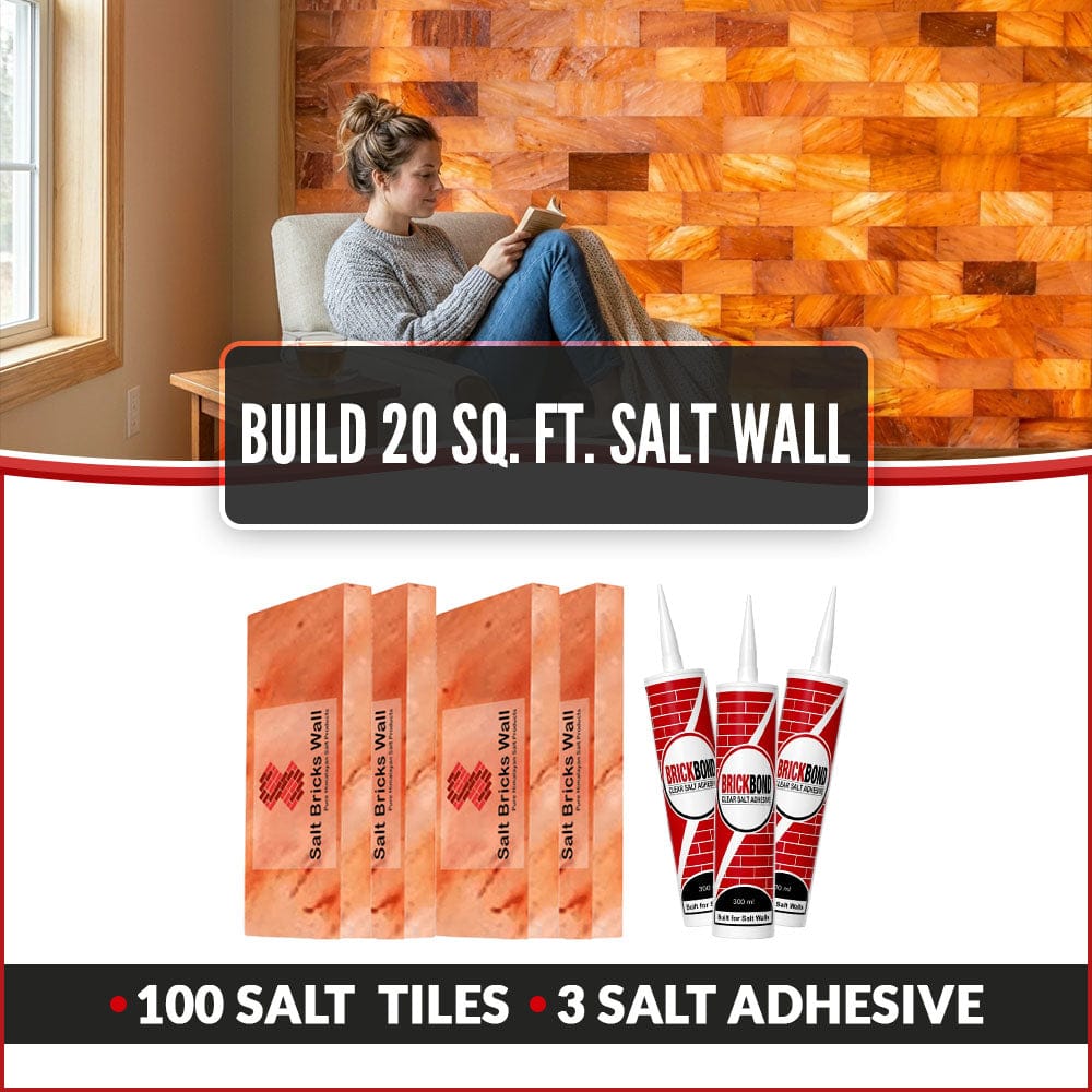 Build 20 Sq. Ft. Salt Wall 100 Salt Bricks 3 Salt Adhesive