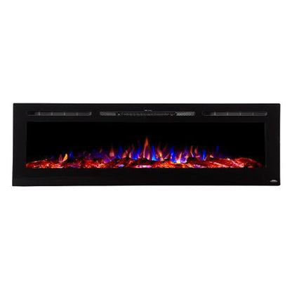 The Sideline 72" Recessed Smart Electric Fireplace