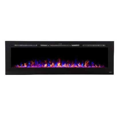 The Sideline 72" Recessed Smart Electric Fireplace