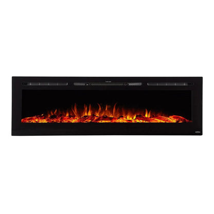 The Sideline 72" Recessed Smart Electric Fireplace