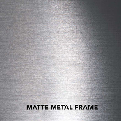 The Sideline Deluxe 50" Stainless Steel Recessed Electric Fireplace