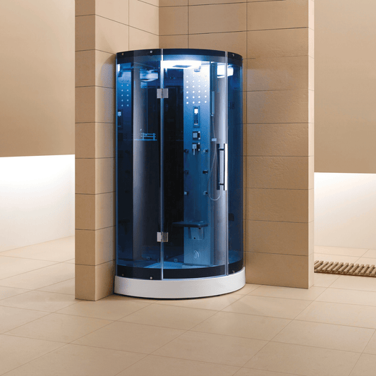 Mesa WS-302 38" Corner Free Standing Walk In Steam Shower