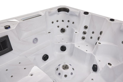 Luxury Spas Galley 5-person Hot Tub (WS-008) - Cloud Gray