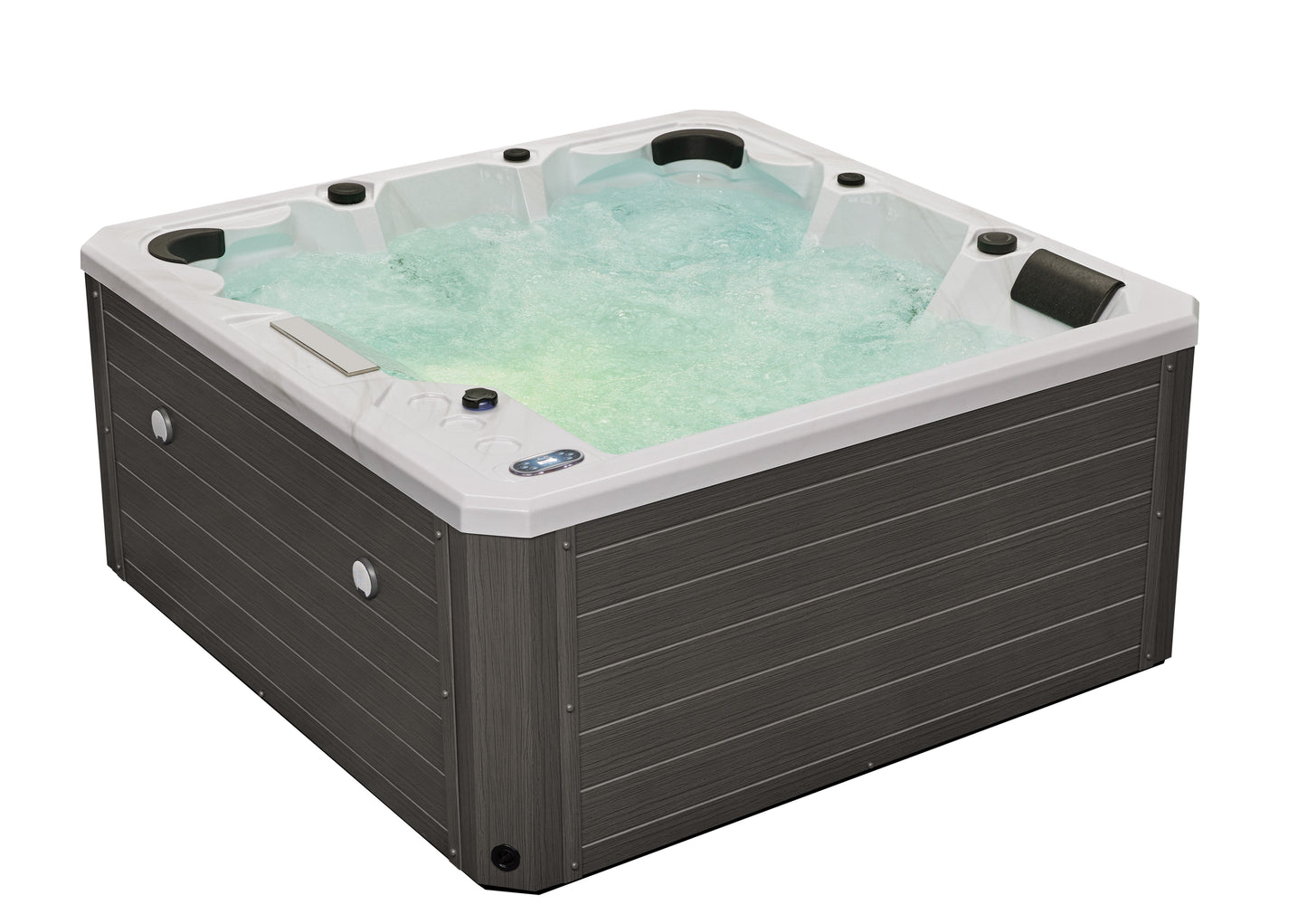 Luxury Spas Galley 5-person Hot Tub (WS-008) - Cloud Gray