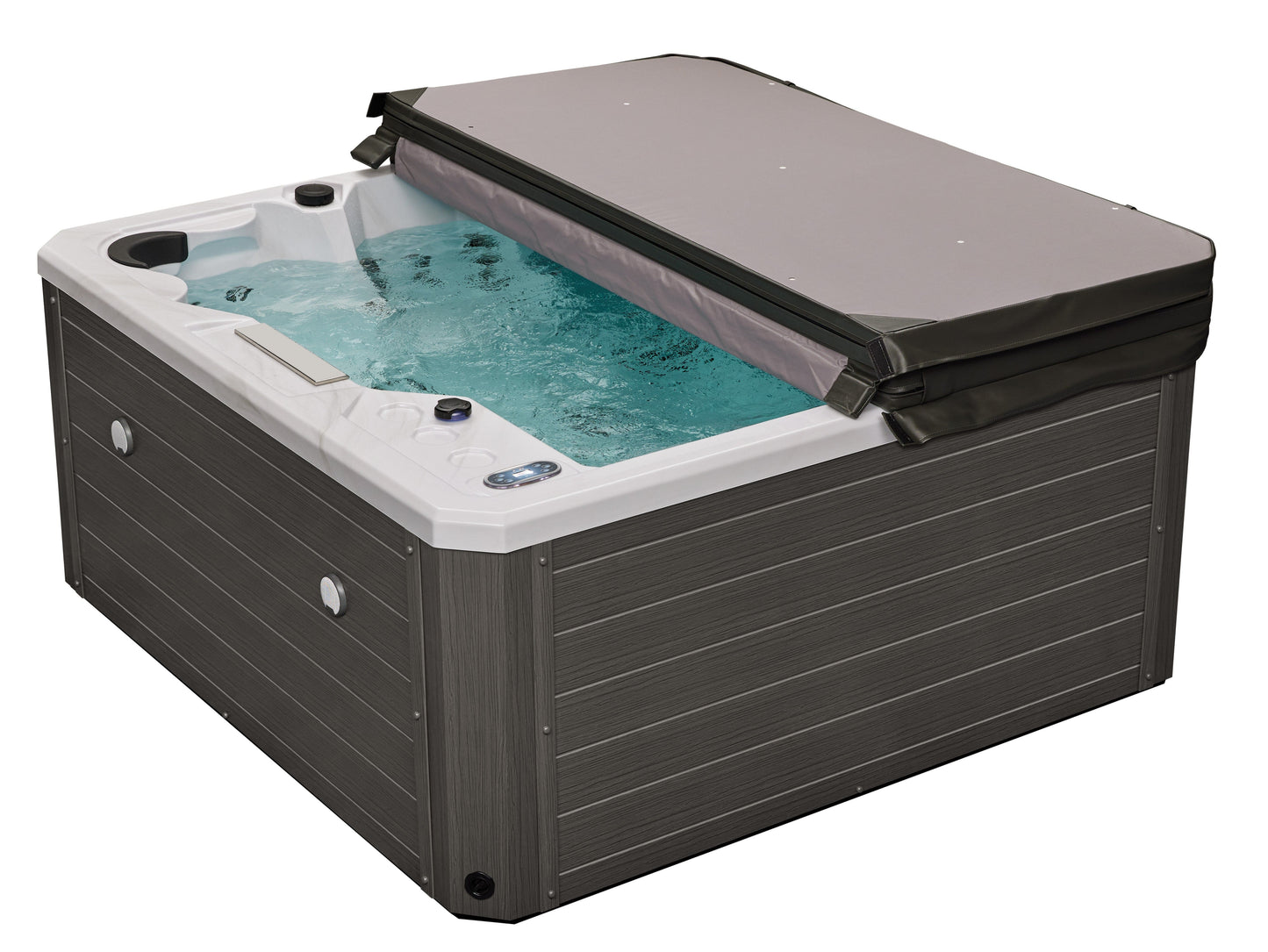 Luxury Spas Galley 5-person Hot Tub (WS-008) - Cloud Gray