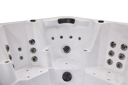 Luxury Spas Galley 5-person Hot Tub (WS-008) - Cloud Gray