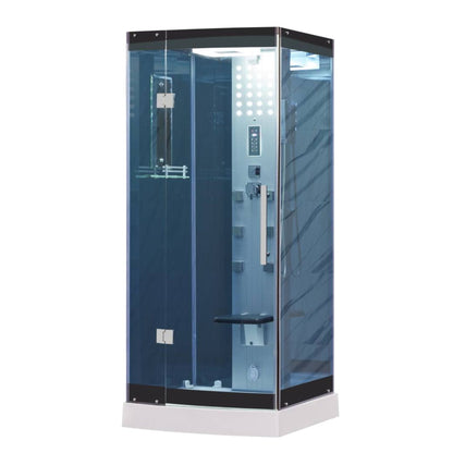 Mesa 39" WS-301A Rectangular Free Standing Walk In Steam Shower