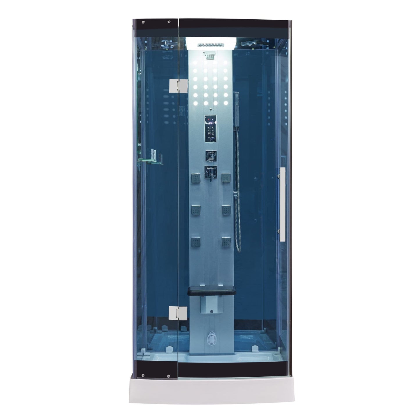 Mesa 39" WS-301A Rectangular Free Standing Walk In Steam Shower