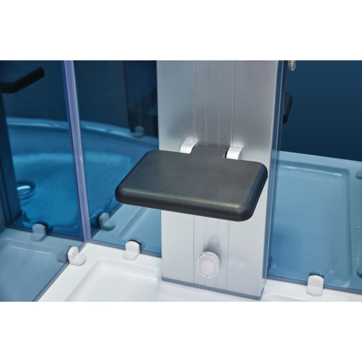 Mesa 39" WS-301A Rectangular Free Standing Walk In Steam Shower